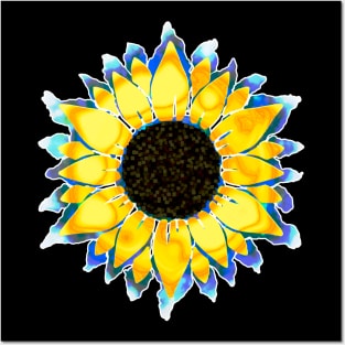 Sunflower for Ukraine Posters and Art